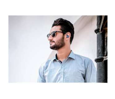 Foto 4 | Auriculares Deportivos Inalámbricos Bluetooth 5.3 con Gancho Negro