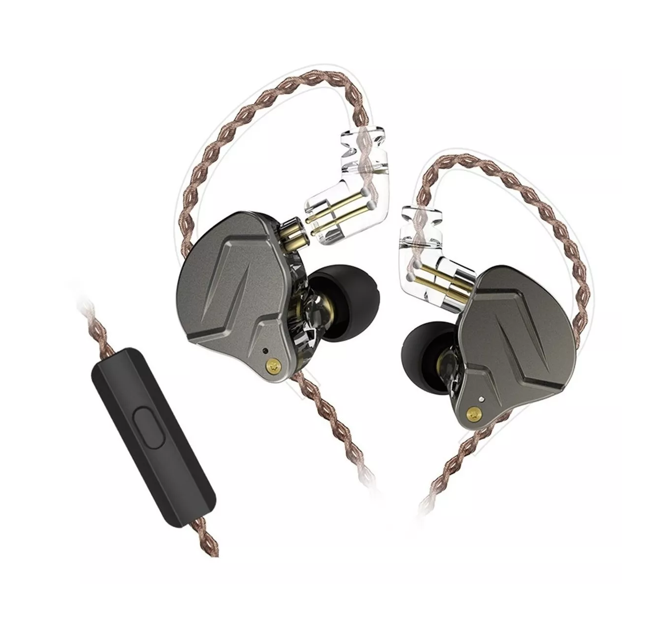 Foto 3 pulgar | Audífonos In-Ear Gamer con Cable Zsn Pro With Mic Kz Zsn Negros