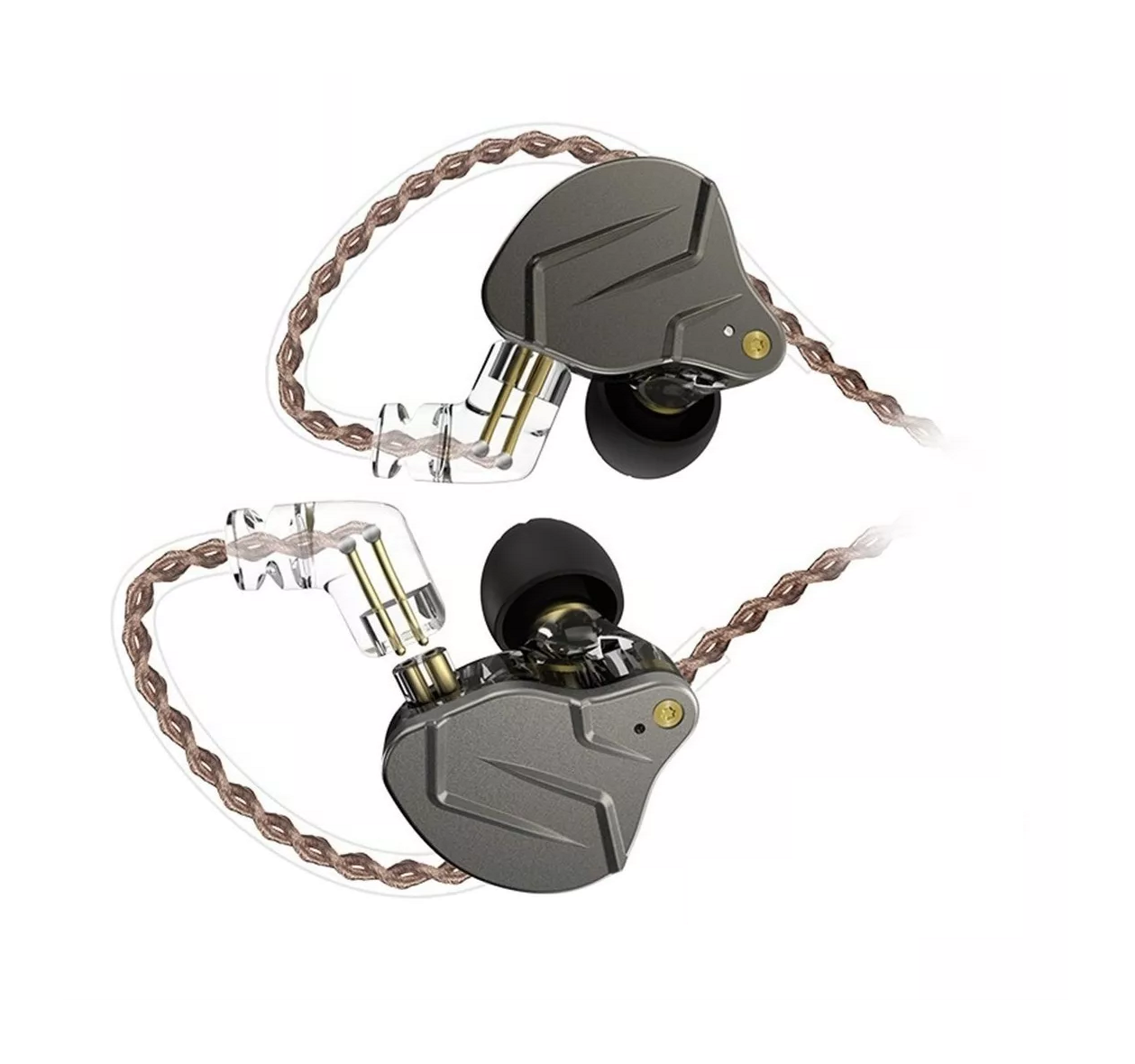 Foto 4 pulgar | Audífonos In-Ear Gamer con Cable Zsn Pro With Mic Kz Zsn Negros