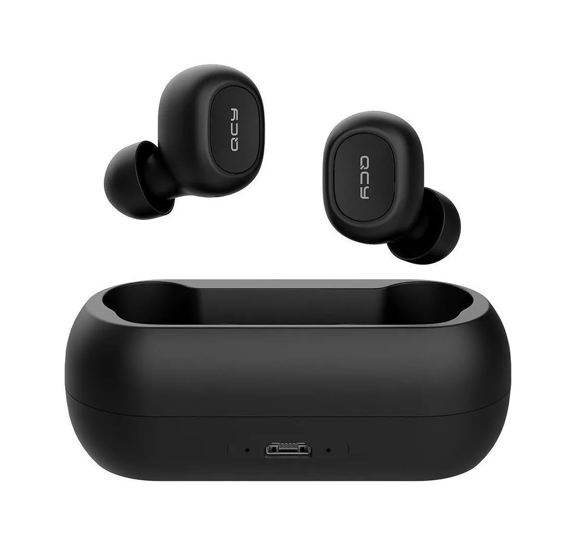 Foto 5 pulgar | Audífonos In-Ear Inalámbricos QCY T1C LED Bluetooth 5.0 Negros con Luz