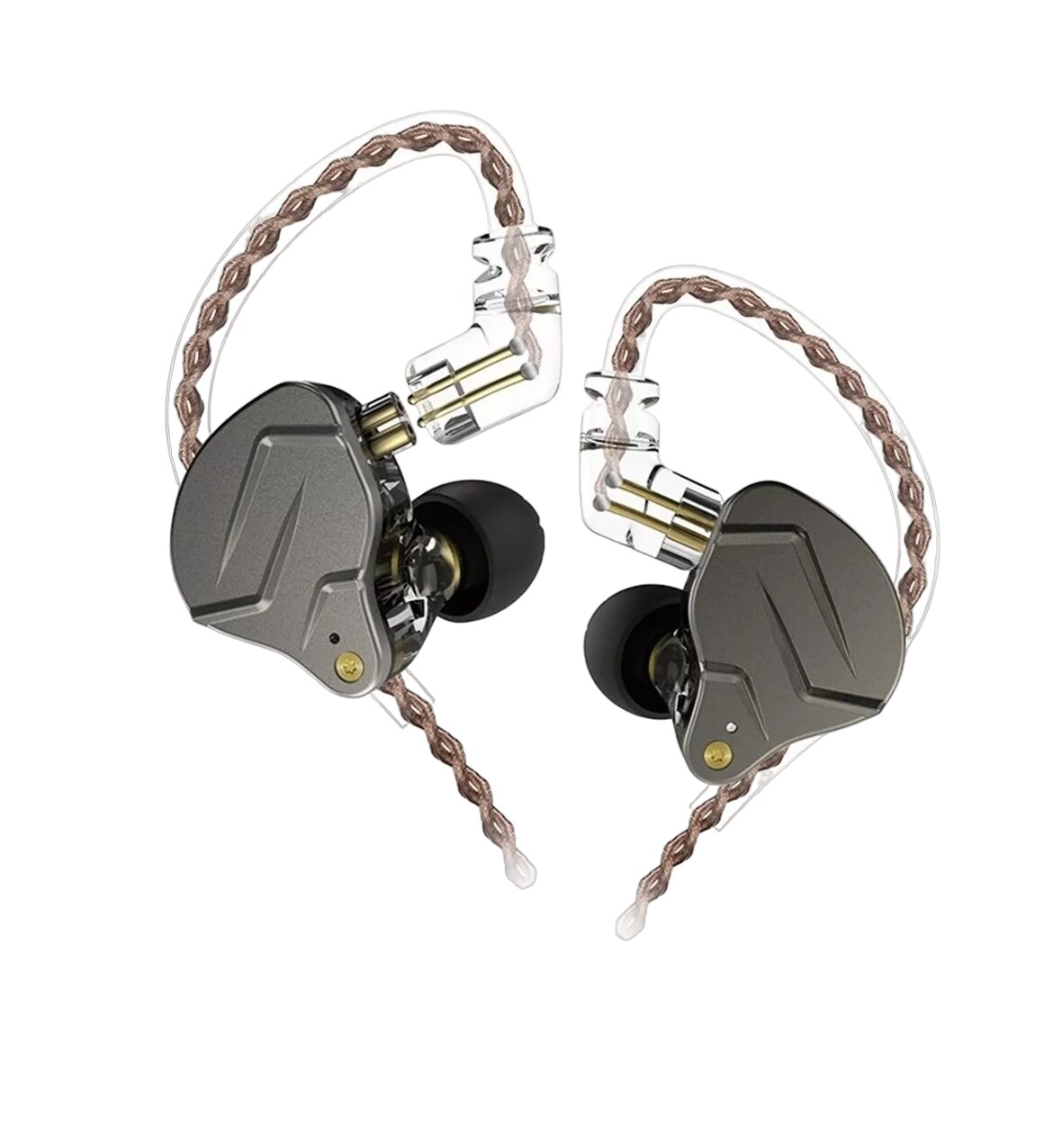 Audífonos In-Ear Gamer con Cable Zsn Pro With Mic Kz Zsn Negros $1,089