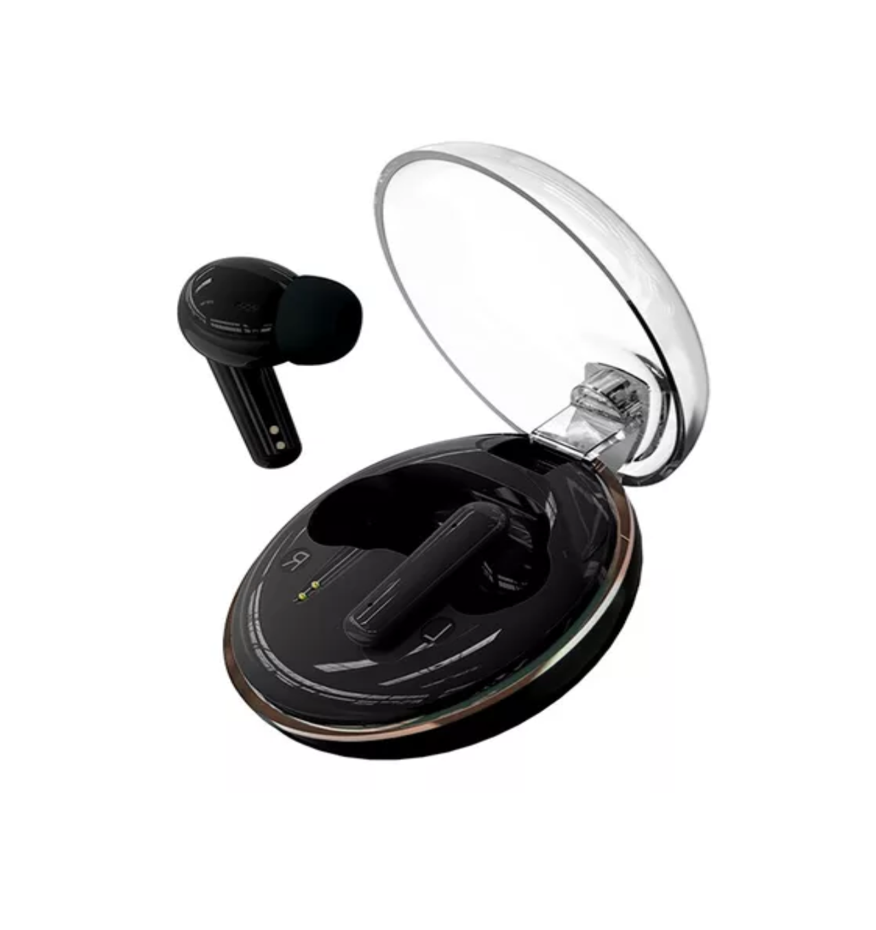 Audífonos In-ear Bluetooth Bmani S100 5.3 Inalámbricos Negros