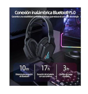 Foto 4 | Audífonos Inalámbricos Bluetooth 5.1 Reducción Ruido Negro