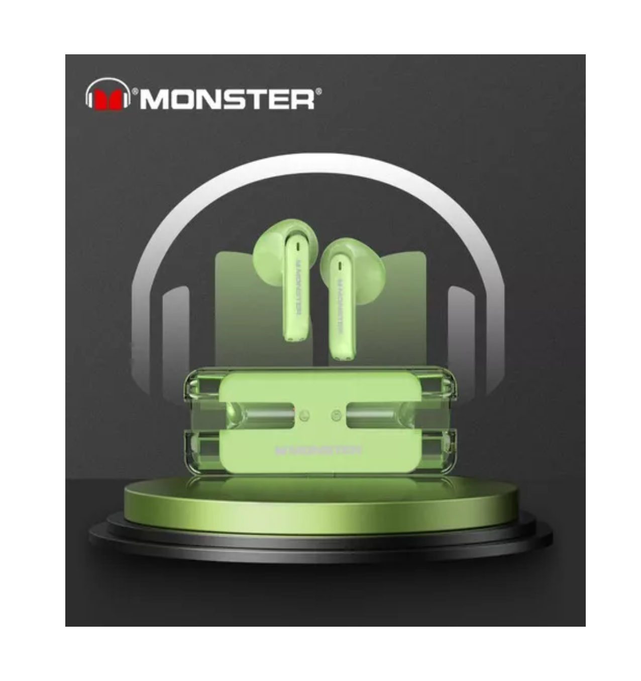 Foto 3 pulgar | Audífonos Inalámbricos Monster Bluetooth de Lujo Verdes