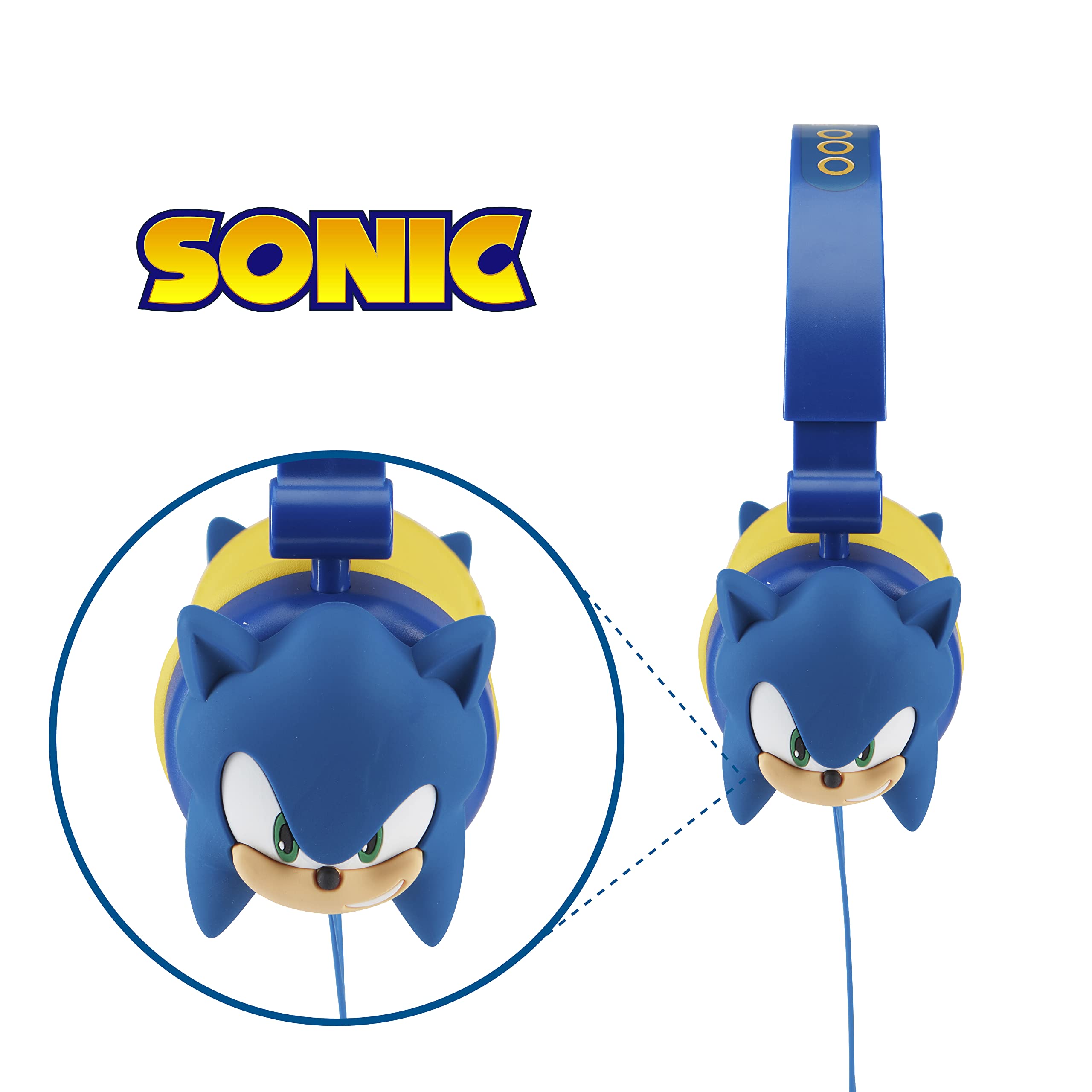 Foto 4 pulgar | Venta Internacional - Auriculares Supraaurales Sakar Sonic The Hedgehog