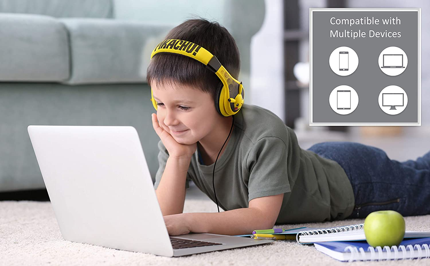 Foto 6 pulgar | Venta Internacional - Auriculares Pikachu eKids para Niños