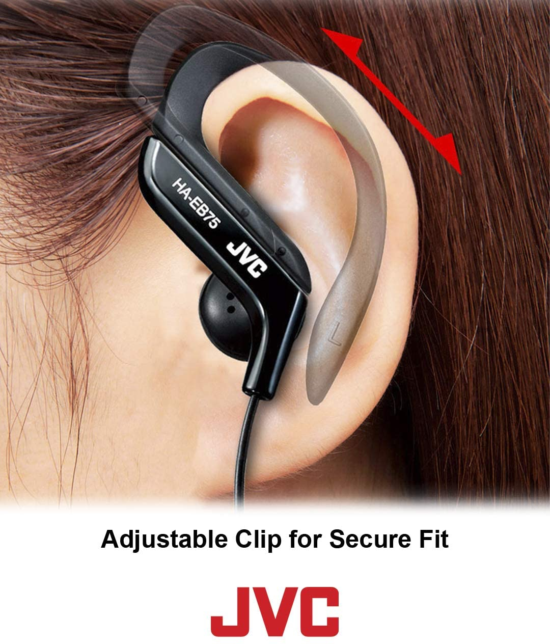 Foto 4 pulgar | Venta Internacional - Auriculares Jvc Haeb75b Sports Clip Negros