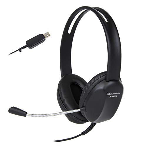 Foto 3 pulgar | Venta Internacional - Auriculares Usb Cyber Acoustics Ac-4006 Cancelación de Ruido