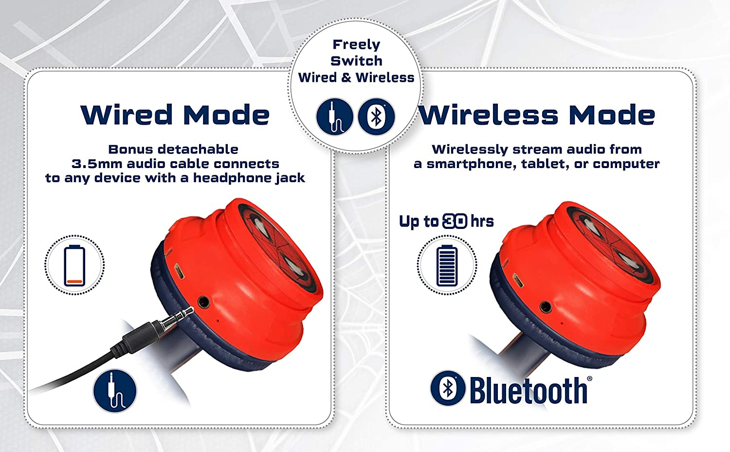 Foto 8 | Venta Internacional - Auriculares eKids Spidey Bt con Micrófono