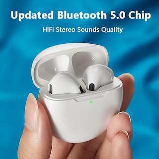 Foto 2 | Auriculares Inalámbricos Tws Air Pro 6 Bluetooth 5.0 40g Negros - Venta Internacional