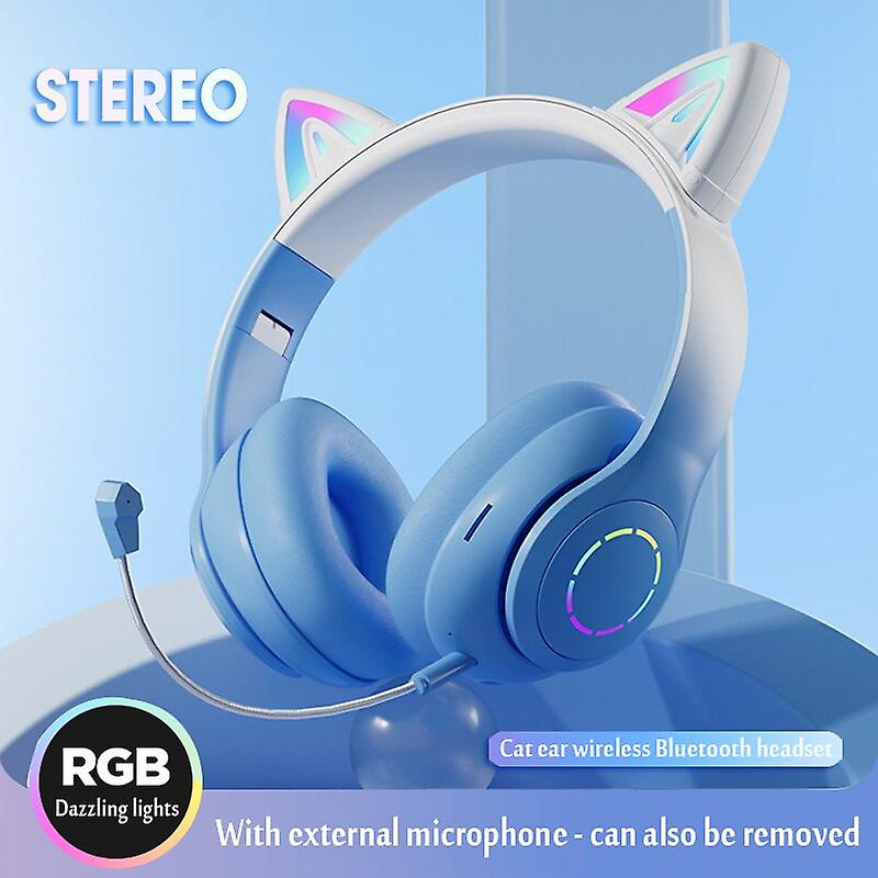 Foto 3 | Auriculares Inalámbricos Bluetooth Orejas de Gato - Venta Internacional
