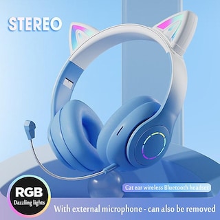 Foto 3 | Auriculares Inalámbricos Bluetooth Orejas de Gato - Venta Internacional