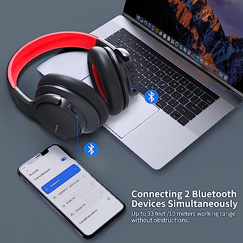 Foto 6 pulgar | Venta Internacional-Audífonos Inalámbricos Ausdom Negros con Bluetooth