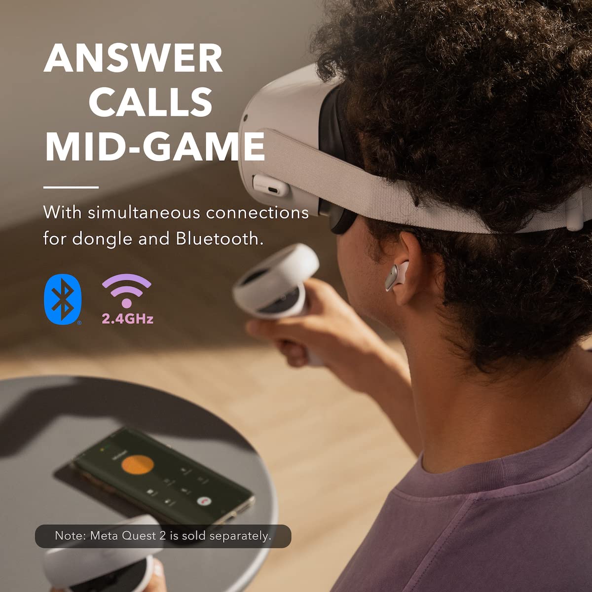 Foto 5 pulgar | Venta Internacional - Auriculares Gaming Soundcore Vr P10 De Baja Latencia Para Meta Quest 2
