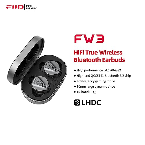 Foto 4 pulgar | Venta Internacional - Auriculares Inalámbricos True Fiio Fw3 Bluetooth 5.2 Ldac/aptx Ada