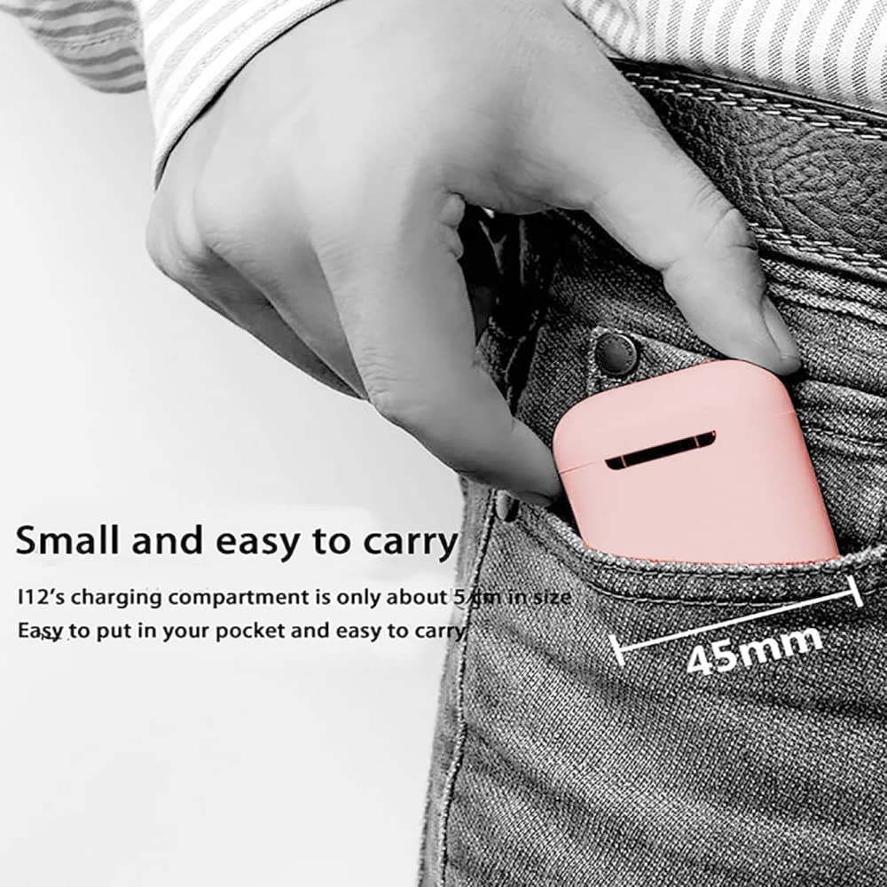 Foto 7 pulgar | Auriculares Inalámbricos Ozjong True Bluetooth 5.0 30h Playtime Pink - Venta Internacional
