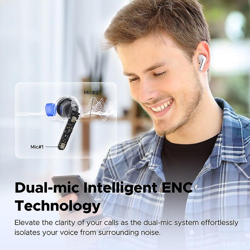 Foto 5 pulgar | Venta Internacional - Auriculares Inalámbricos Bluetooth 5.3 True Soundpeats Clear