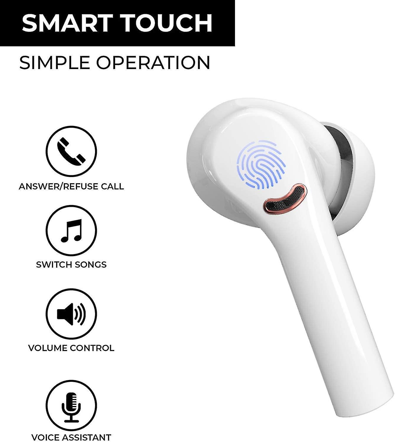 Foto 3 pulgar | Venta Internacional - Auriculares True Wireless Con Cancelación Activa De Ruido Bluetooth 5.2