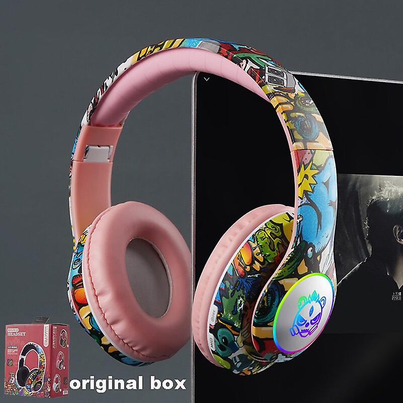 Venta Internacional - Auriculares Bluetooth Inalámbricos Para Niños Con Micrófono Y Luz