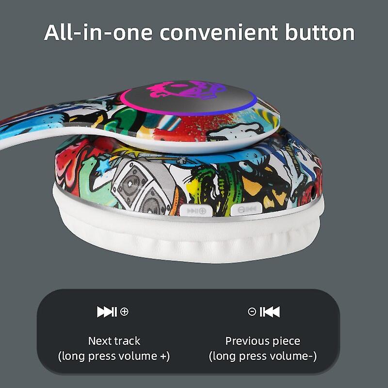 Foto 4 pulgar | Venta Internacional - Auriculares Bluetooth Inalámbricos Para Niños Con Micrófono Y Luz