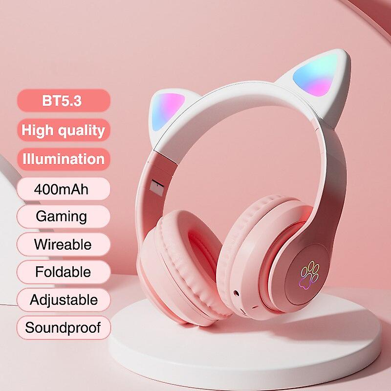 Foto 3 pulgar | Venta Internacional - Auriculares Bluetooth Cat Wireless Con Luz Led De Color Degradado