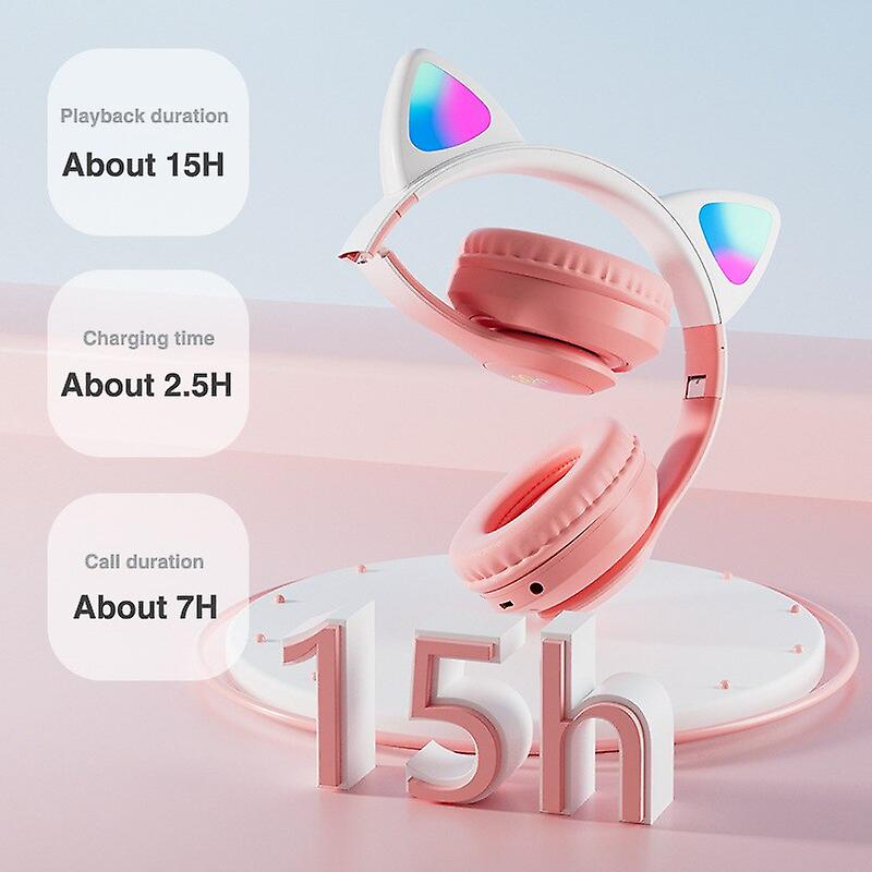 Foto 4 pulgar | Venta Internacional - Auriculares Bluetooth Cat Wireless Con Luz Led De Color Degradado