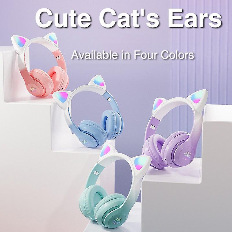 Foto 5 pulgar | Venta Internacional - Auriculares Bluetooth Cat Wireless Con Luz Led De Color Degradado