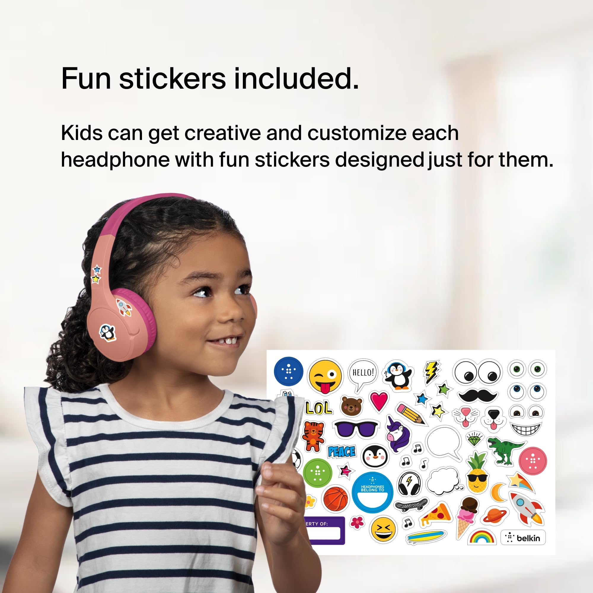 Foto 4 pulgar | Venta Internacional - Auriculares Inalámbricos Bluetooth Belkin Soundform Mini Kids