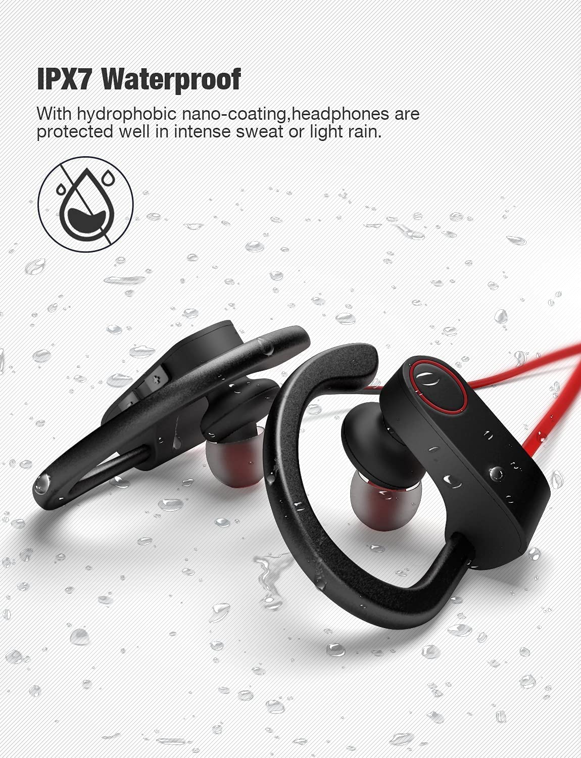 Foto 4 pulgar | Venta Internacional - Auriculares Bluetooth Otium Ipx7 A Prueba De Agua Con Batería De 15 H