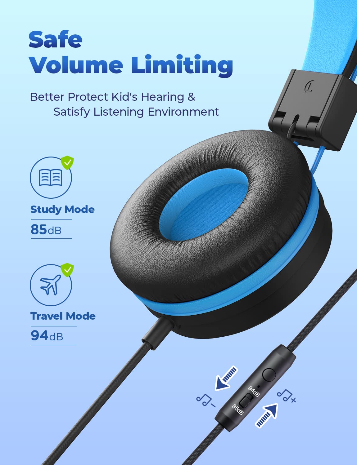 Foto 4 pulgar | Venta Internacional - Auriculares Iclever Hs14 Para Niños Con Volumen De Micrófono Limitado