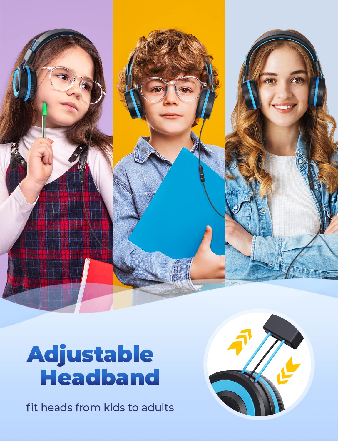 Foto 5 pulgar | Venta Internacional - Auriculares Iclever Hs14 Para Niños Con Volumen De Micrófono Limitado