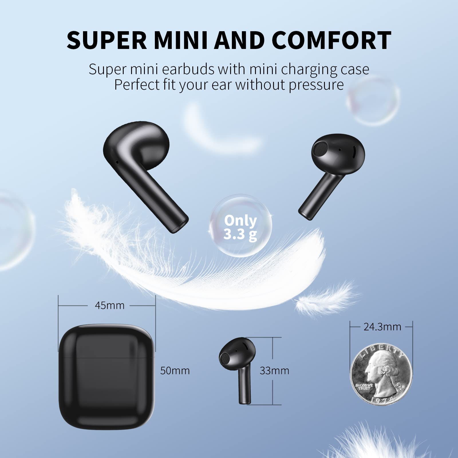 Foto 7 pulgar | Venta Internacional - Auriculares Inalámbricos Cxk Bluetooth 5.3 Con Cancelación De Ruido Ipx6