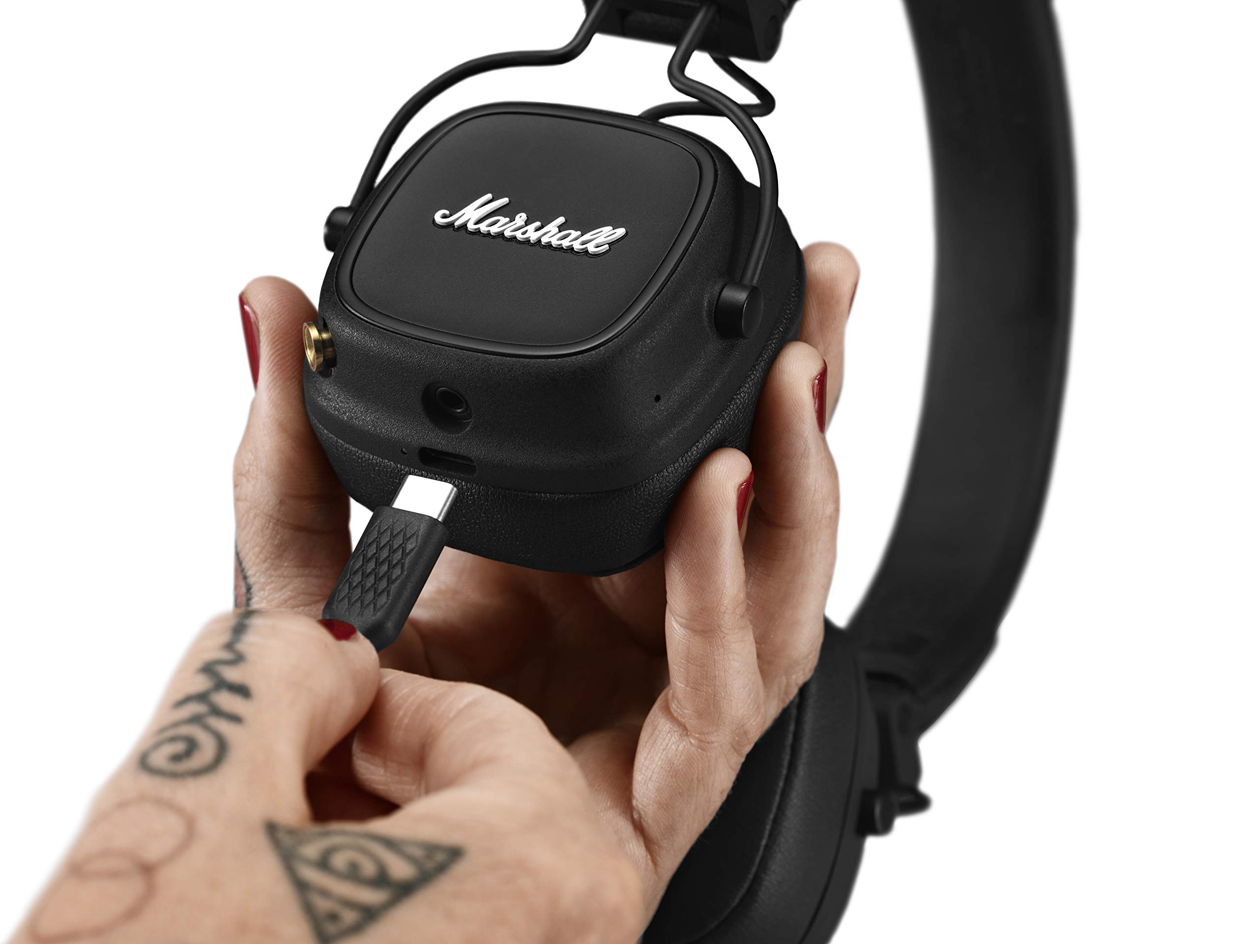 Foto 6 pulgar | Venta Internacional - Auriculares Bluetooth Marshall Major Iv Para Uso Supraaural, Color Negro