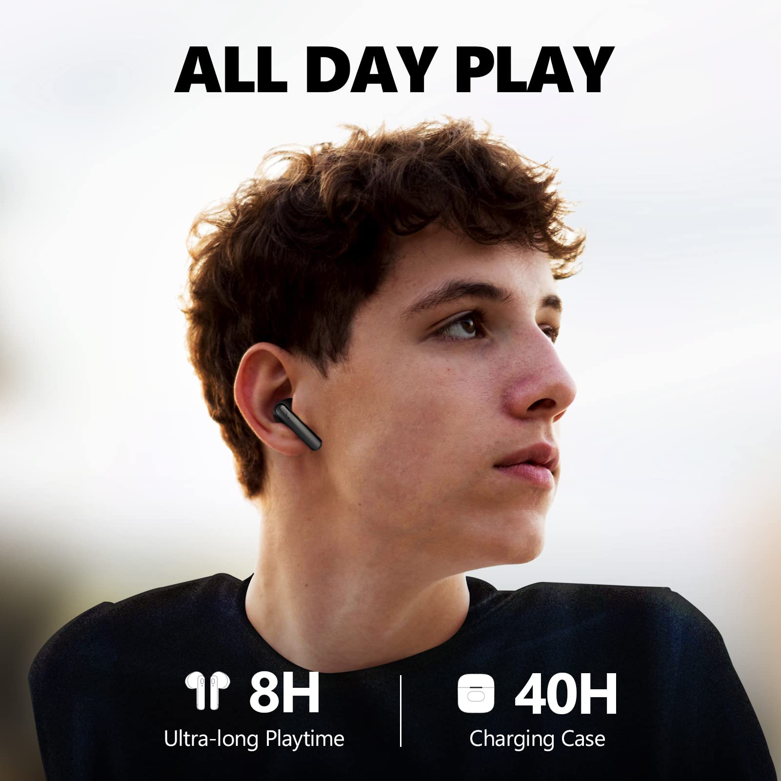 Foto 4 pulgar | Venta Internacional - Auriculares Inalámbricos Cxk Crystal-clear Calls Bluetooth V5.3 Ipx7