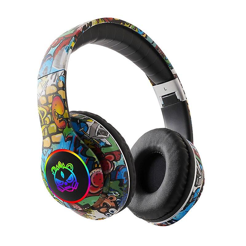 Venta Internacional - Auriculares Inalámbricos Auriculares Bluetooth Graffiti Hifi 3d