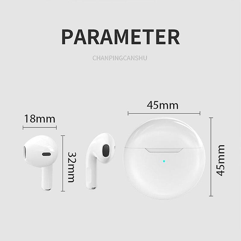 Foto 3 | Venta Internacional - Auriculares Bluetooth Air Pro6 Inalámbricos A Prueba De Agua Con Micrófono