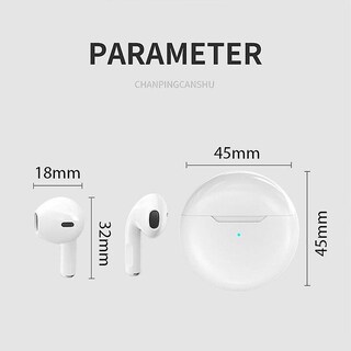 Foto 3 | Venta Internacional - Auriculares Bluetooth Air Pro6 Inalámbricos A Prueba De Agua Con Micrófono