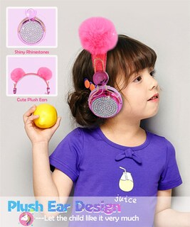 Foto 2 | Venta Internacional - Auriculares Bluetooth Svyhuok Pompon Kids Para Niñas/niños Con M