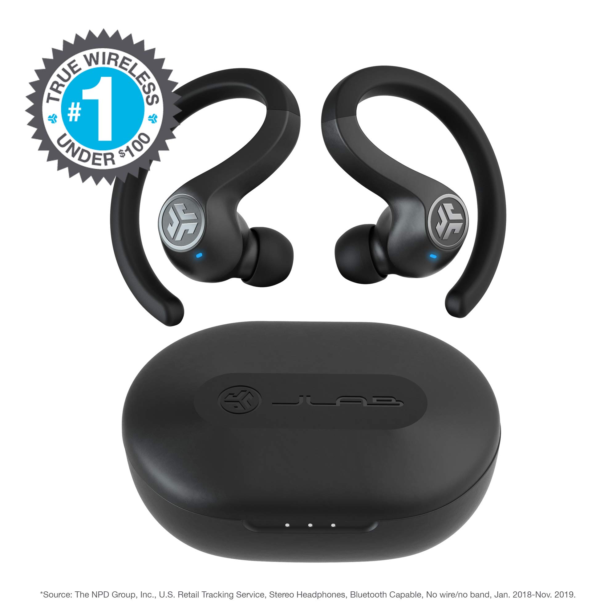 Foto 3 pulgar | Venta Internacional - Auriculares Bluetooth Jlab Jbuds Air Sport Con Funda De Carga, Color Negro