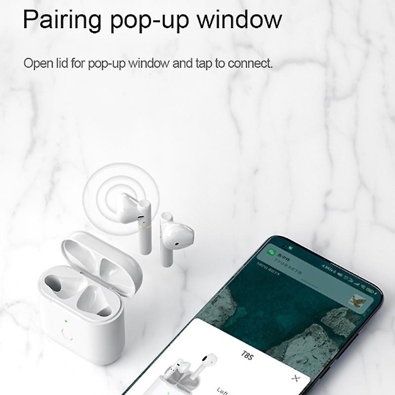 Foto 3 pulgar | Venta Internacional - Auriculares Bluetooth Xiaomi Youpin Qcy T8s Tws Blancos