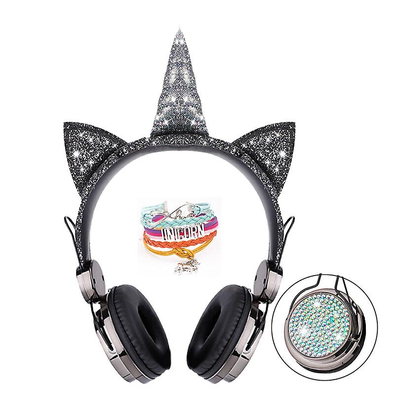 Venta Internacional - Auriculares Inalámbricos Bluetooth Cute Unicorn Con Micrófono Para Niñas