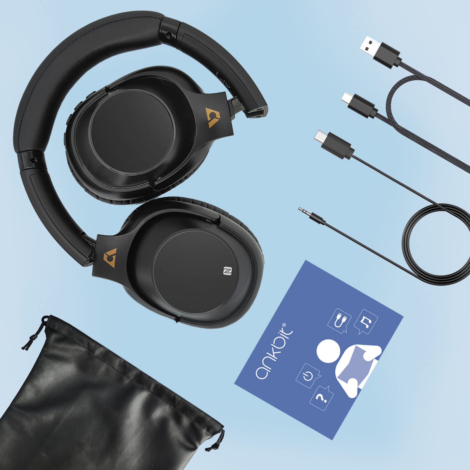 Foto 9 pulgar | Venta Internacional - Auriculares Ankbit E500 Bluetooth 5.2 Hybrid Anc 75h Playtime