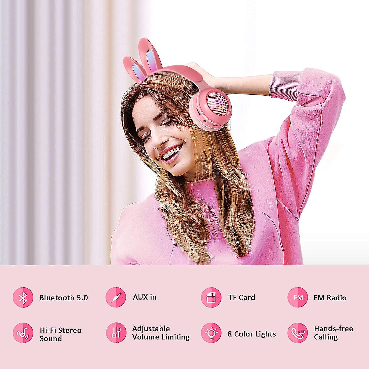 Foto 3 pulgar | Venta Internacional - Auriculares Bluetooth Para Niños, Portátiles, Plegables, Estéreo Inalámbricos