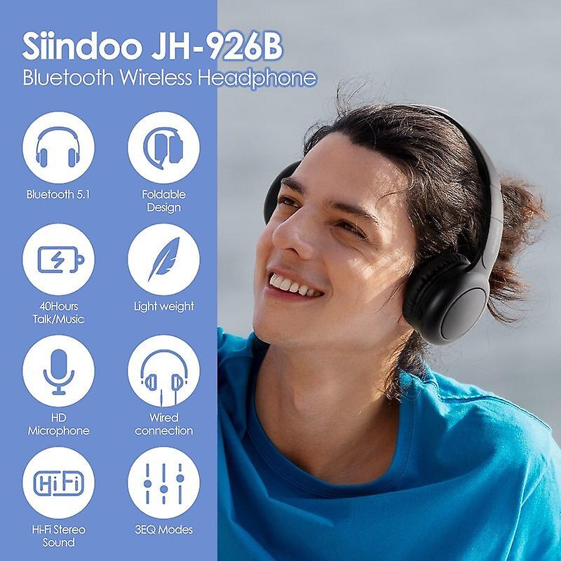 Foto 3 pulgar | Venta Internacional - Auriculares Inalámbricos Bluetooth Siindoo Jh-926b Para Colocar Sobre Las Orejas