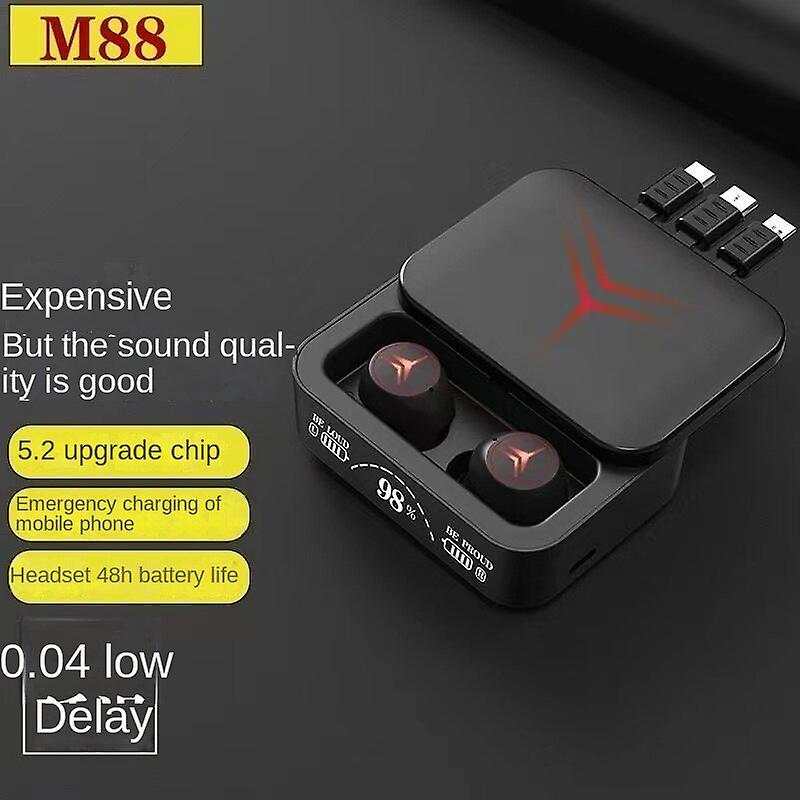 Foto 3 pulgar | Venta Internacional - Auriculares Deportivos M88plus Tws Bluetooth 5.3 Hifi Con Barra De Alimentación