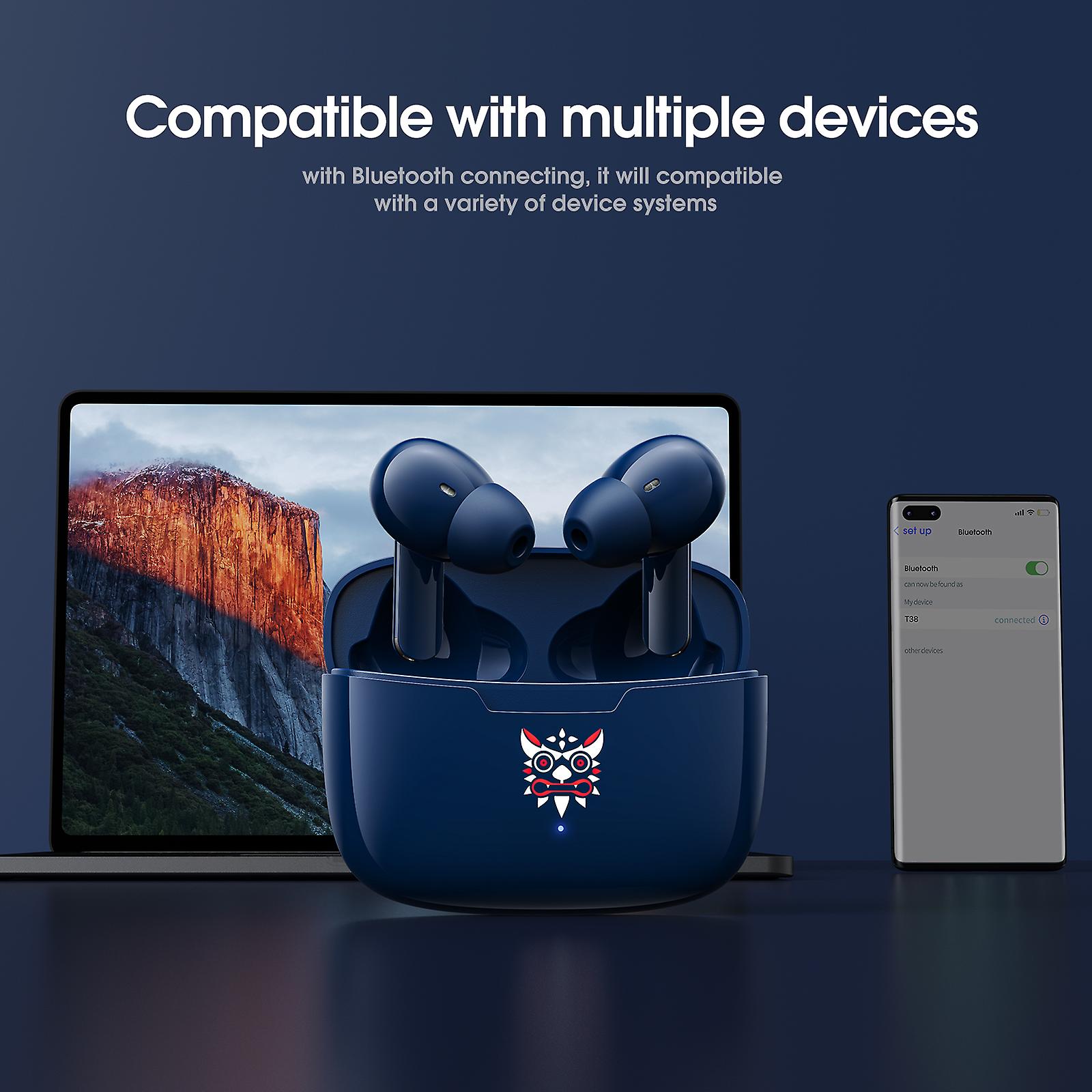 Foto 4 pulgar | Venta Internacional - Auriculares Bluetooth 5.1 Diseño Elegante De Alto Rendimiento