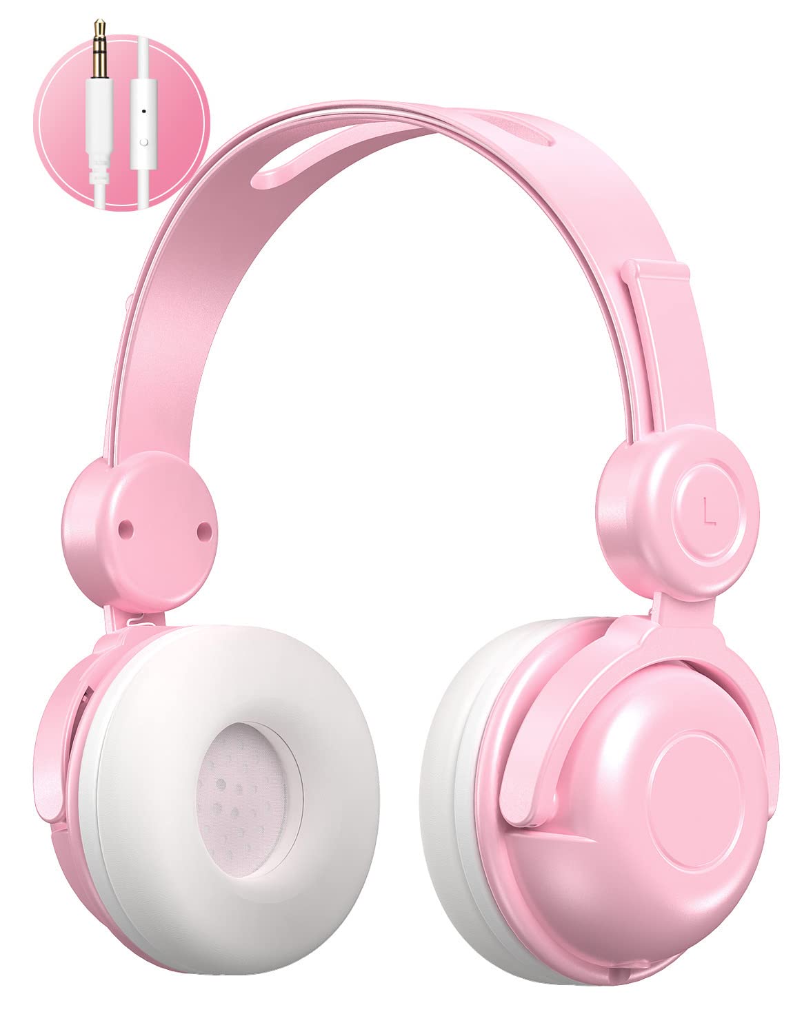 Foto 2 pulgar | Venta Internacional - Auriculares Supraaurales Para Niños Con Cable Y Micrófono, Límite De Volumen De 85 Db Pi