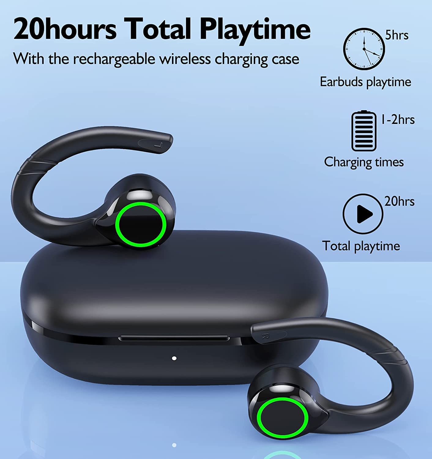 Foto 8 pulgar | Venta Internacional - Auriculares Inalámbricos Meyer Bluetooth 5.2 Sports Con Micrófono Para Iphone 14