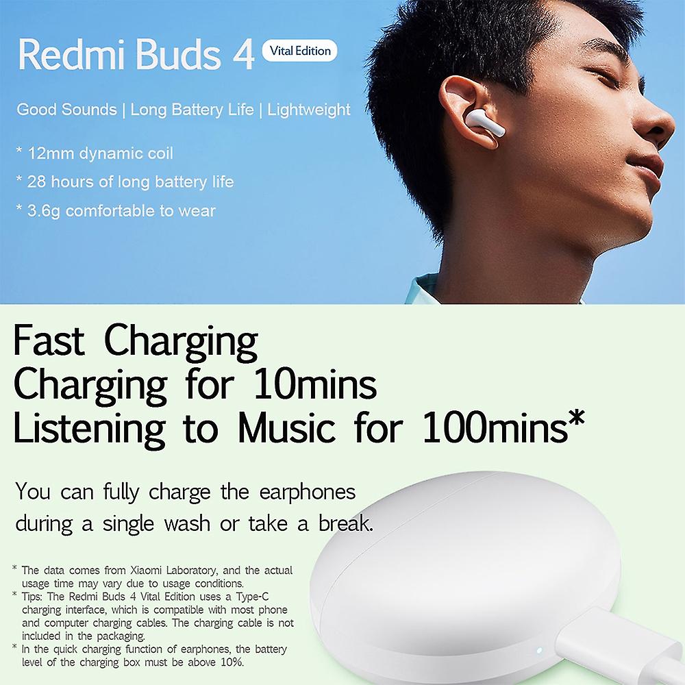Foto 5 pulgar | Venta Internacional - Auriculares Inalámbricos Bluetooth Redmi Buds 4 Vitality Edition