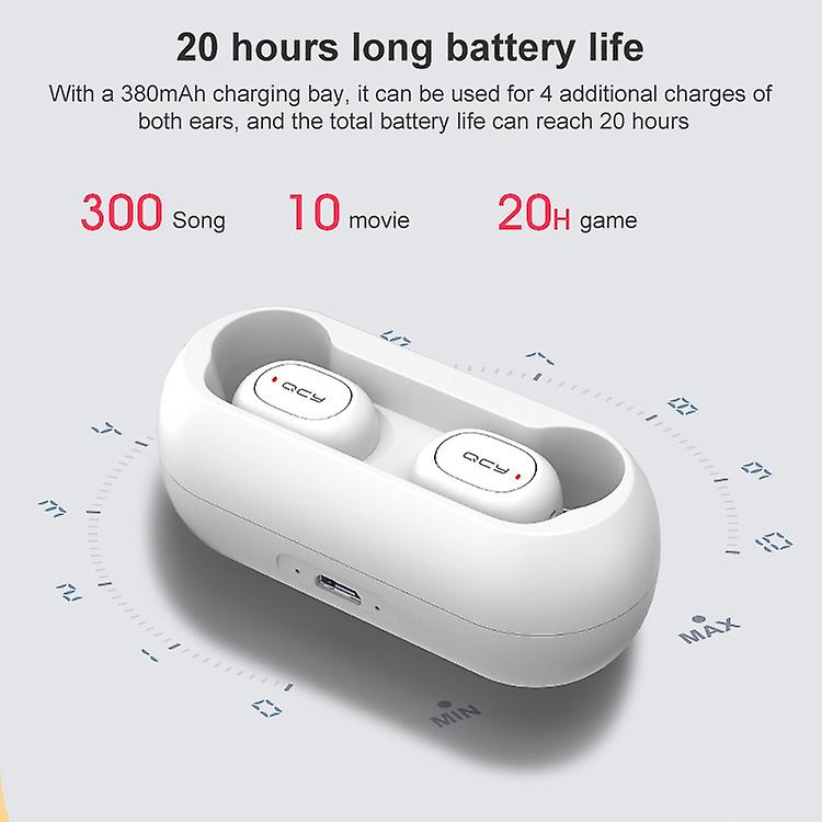 Foto 3 pulgar | Venta Internacional - Auriculares Bluetooth Xiaomi Youpin Qcy-t1c Tws Con Caja De Carga